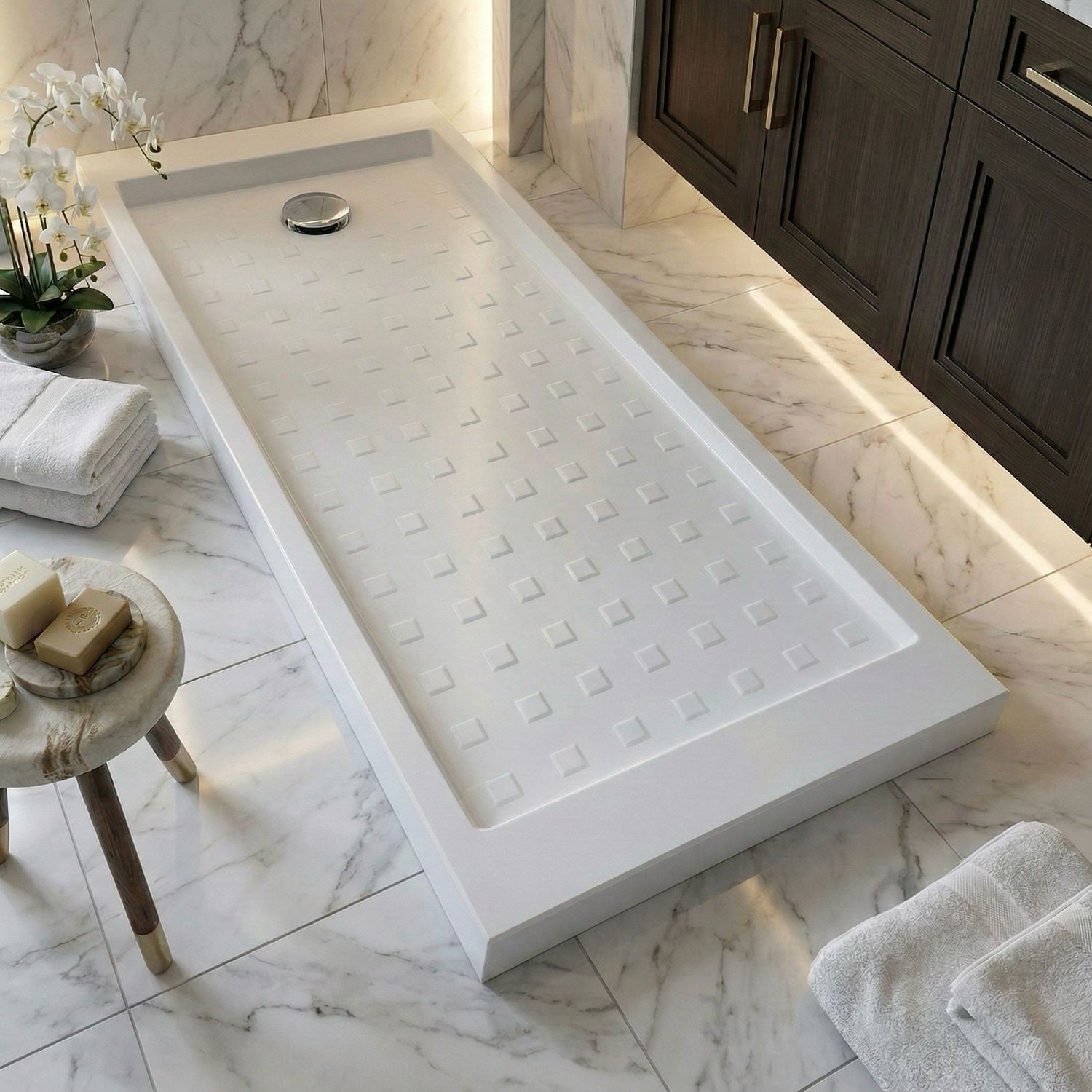 Duetto Shower Tray 170 x 70 cm without Drainage