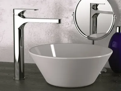 Remer Classline 240 Basin Mixer with Chrome Brass Click-Clack Waste