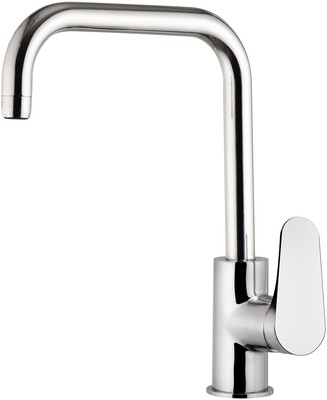 Mitigeur de cuisine Remer Classline avec bec orientable en laiton chromé