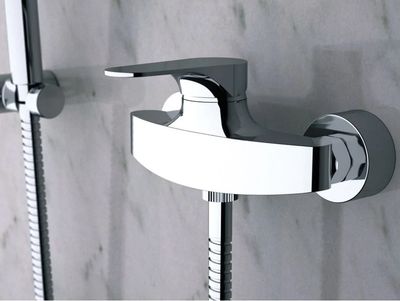 Chrome-Plated Brass Shower Mixer Remer Classline
