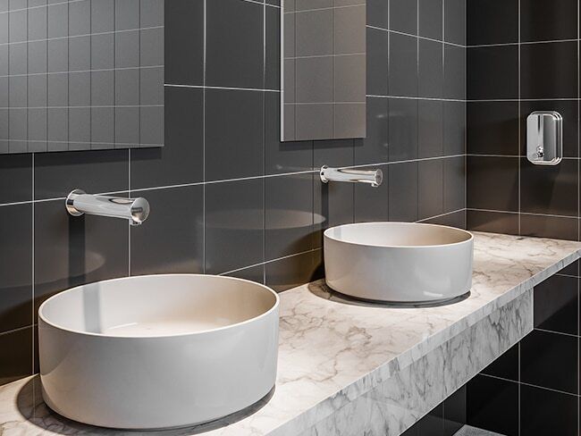 Robinet de lavabo électronique mural Presto NEO Sensor sur secteur