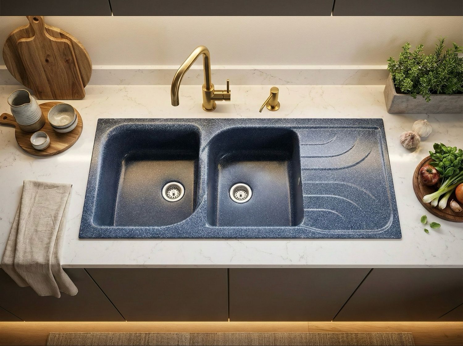 Tango 120 cm x 50 cm Built-in Kitchen Sink