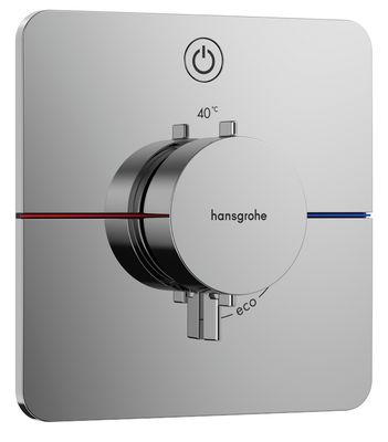 Set de finition pour mitigeur thermostatique encastré Hansgrohe ShowerSelect Comfort Q avec 1 fonction