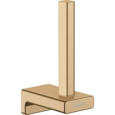 Porte-papier réserve WC Hansgrohe AddStoris Q en bronze brossé