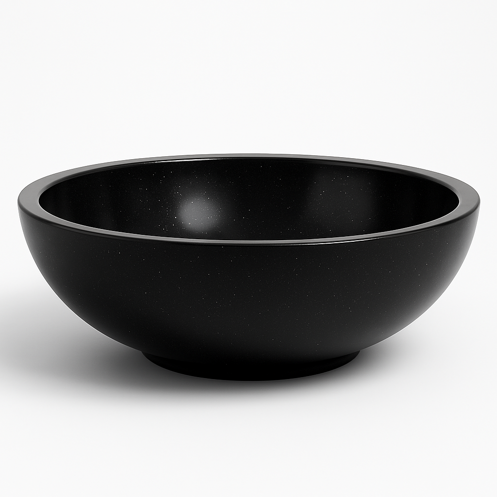Bol à poser Opera 50 cm granité noir - vue 3
