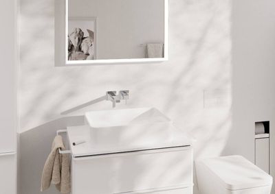 Mitigeur de lavabo encastré Hansgrohe Tecturis E 225 mm en laiton chromé