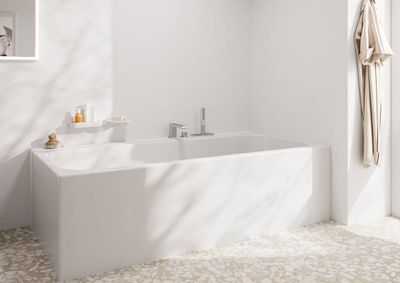 Mélangeur 3 trous pour montage sur bord de baignoire Hansgrohe Tecturis E avec sBox