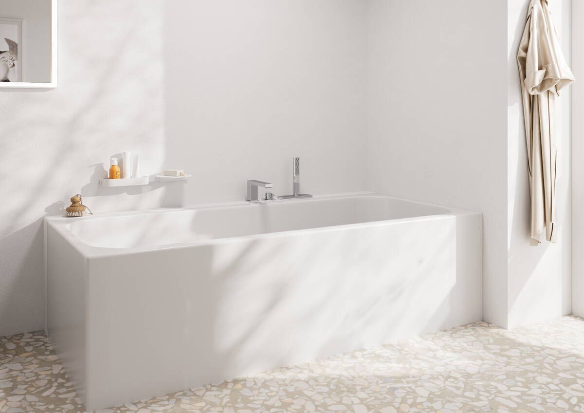 Mélangeur 3 trous pour montage sur bord de baignoire Hansgrohe Tecturis E avec sBox