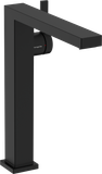 Mitigeur de lavabo Hansgrohe Tecturis E Fine 240 CoolStart avec bonde Push-Open en noir mat