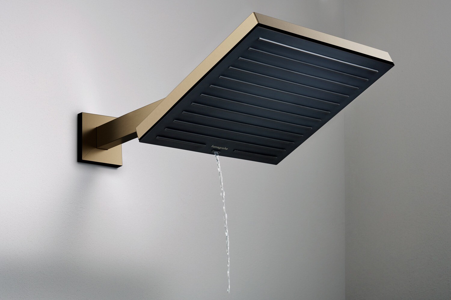 Douche de tête Hansgrohe Pulsify E 260 1 jet EcoSmart en bronze brossé — vue 3