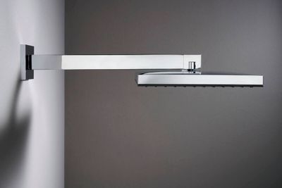 Hansgrohe E Wall-Mounted Shower Arm 390 mm with Square Escutcheon