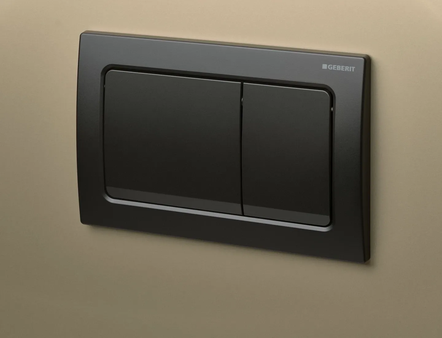 Alpha01 Square Flush Plate / Matte Black