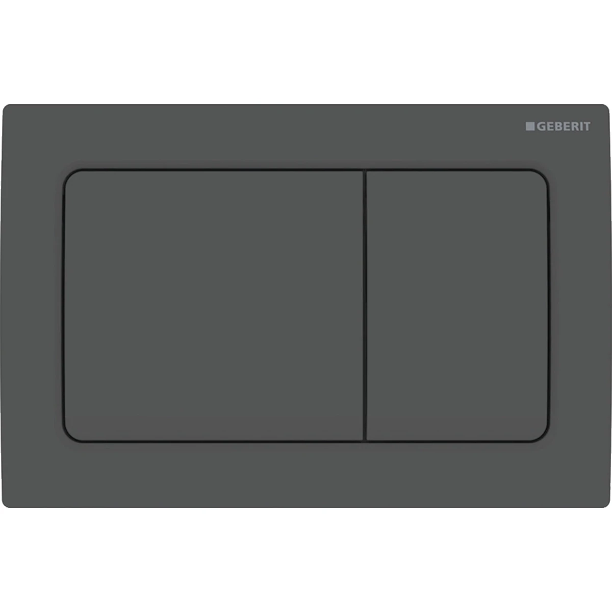 Plaque de déclenchement Alpha01 square / Noir mat - vue 4