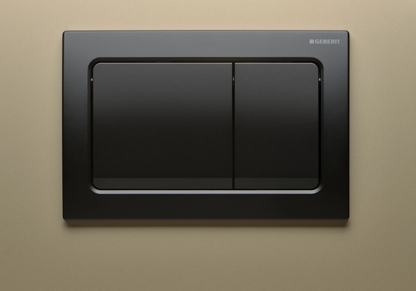 Plaque de déclenchement Alpha01 square / Noir mat - vue 3