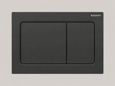 Alpha01 Square Flush Plate / Matte Black Alpha01 Square Flush Plate / Matte Black
