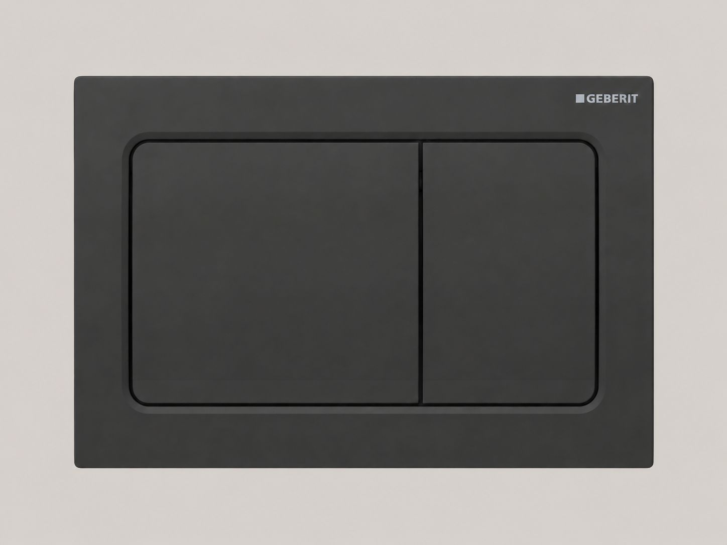 Alpha01 Square Flush Plate / Matte Black