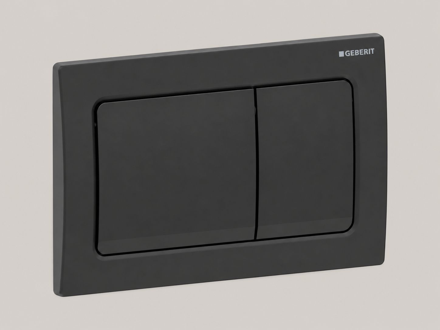 Alpha01 Square Flush Plate / Matte Black