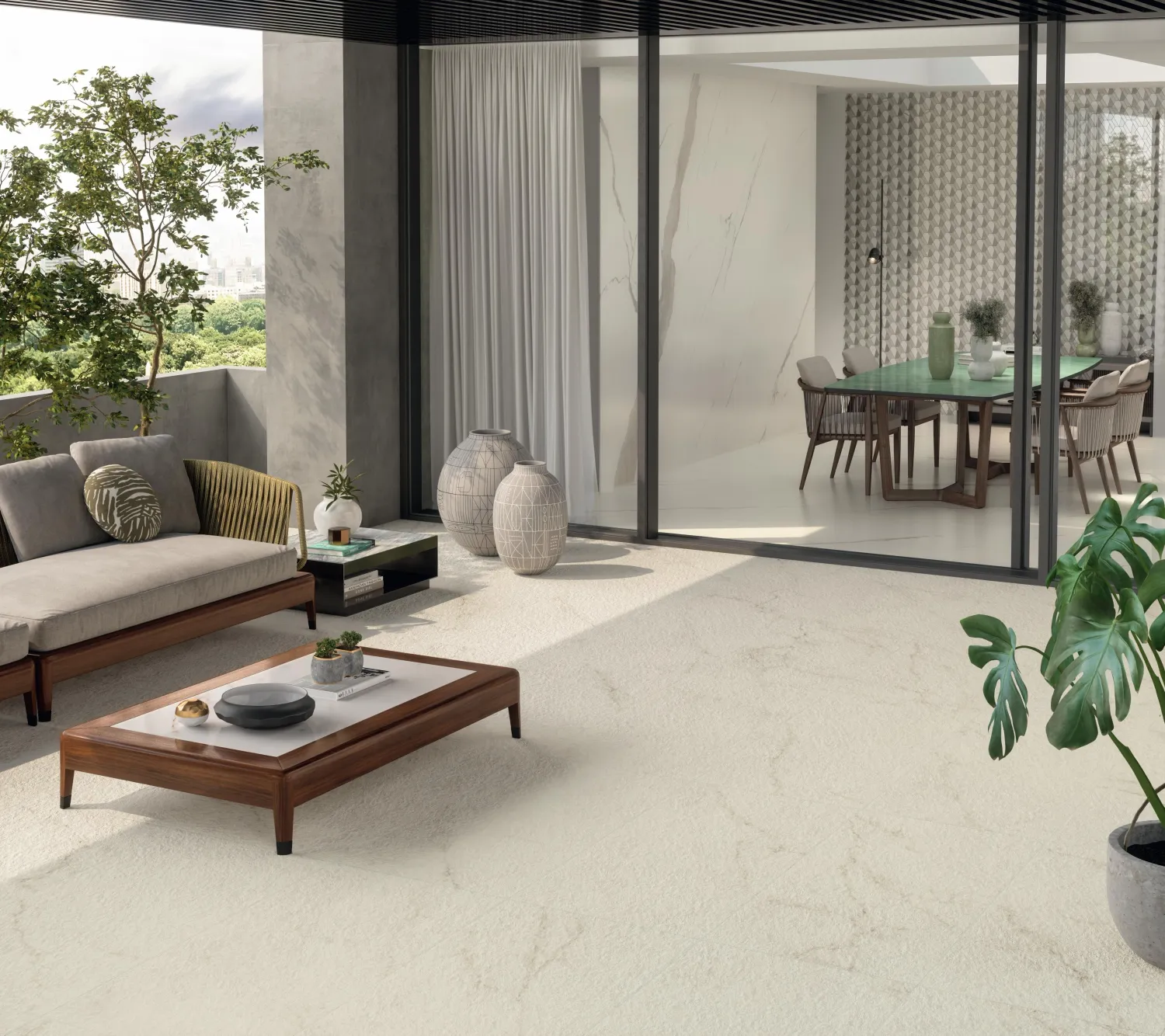 Grès cérame Marvel X Calacatta Apuano mat R10 60 x 120 cm - Atlas Concorde — vue 4