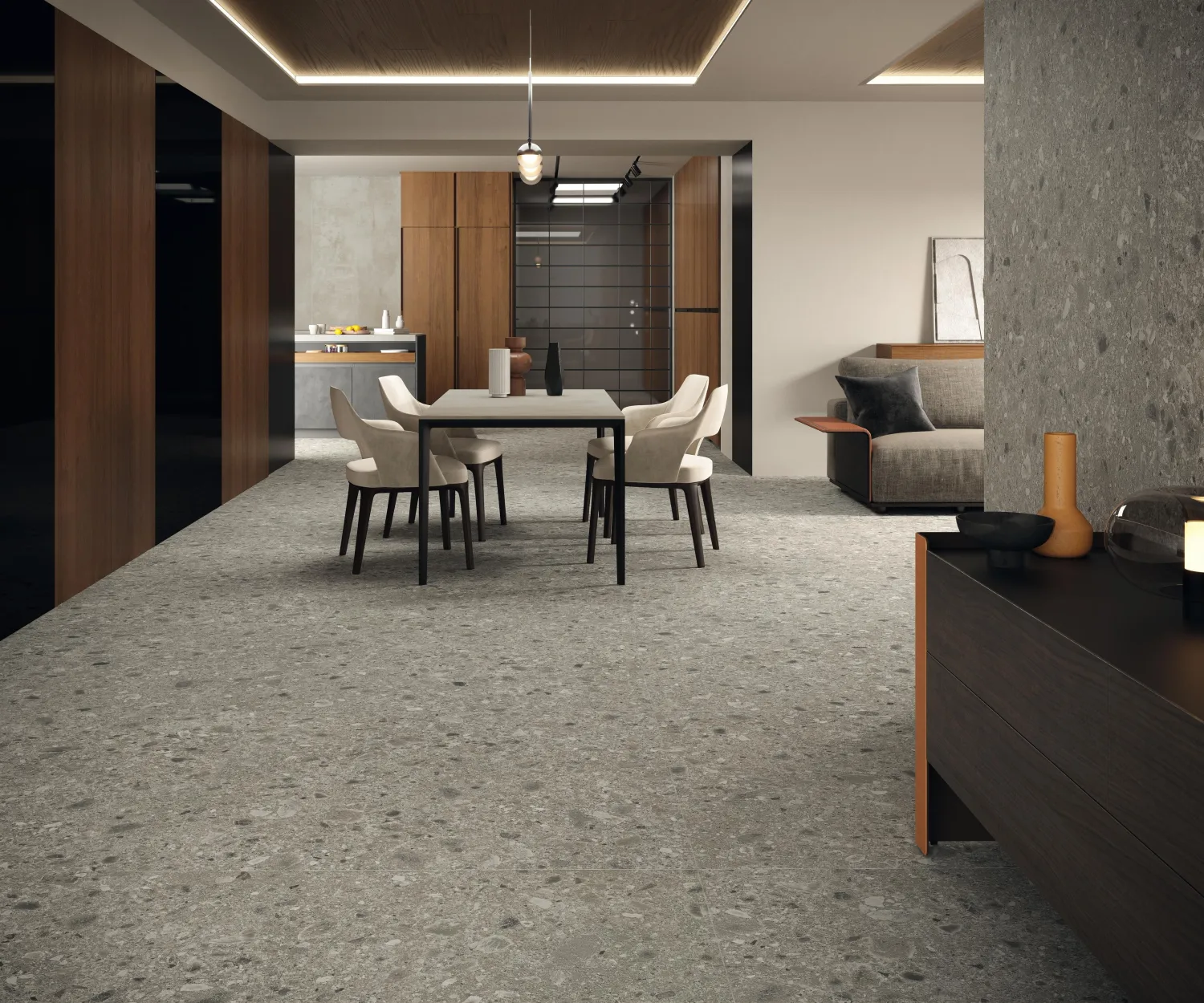 Grès cérame Boost Mix Pearl mat 120 x 278 cm - R9 - Atlas Concorde — vue 2