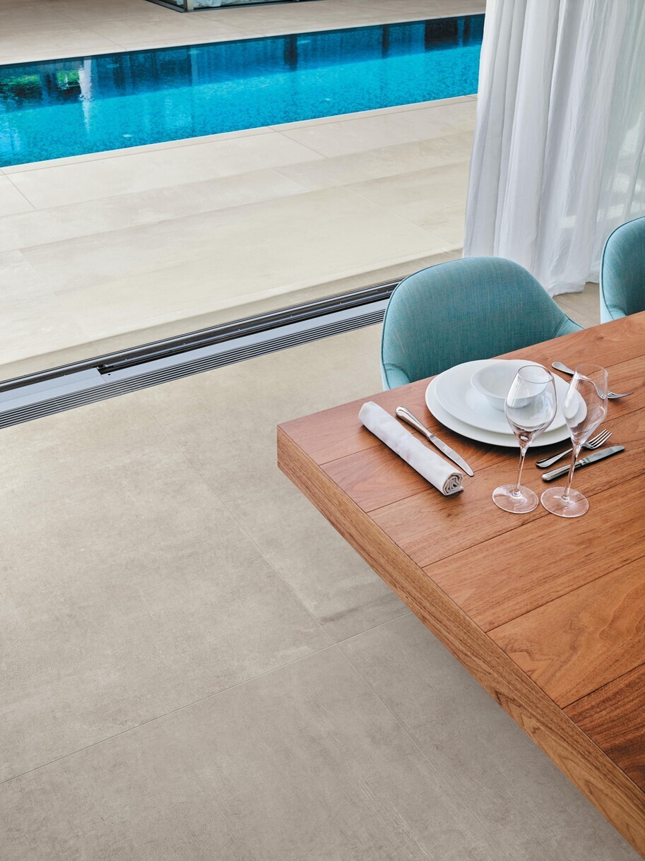 Grès cérame Boost White mat 120 x 278 cm - R9 - Atlas Concorde — vue 3