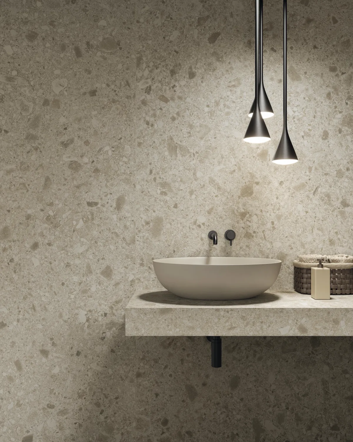 Grès cérame Boost Mix Ivory mat 120 x 278 cm - R9 - Atlas Concorde — vue 3
