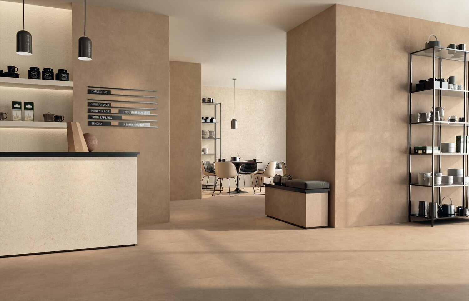 Grès cérame Boost Natural Coral mat 120 x 278 cm - R9 - Atlas Concorde