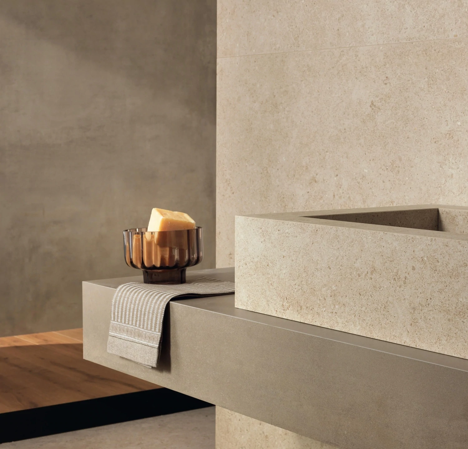 Grès cérame Boost Stone Ivory mat 120 x 278 cm - R9 - Atlas Concorde — vue 3