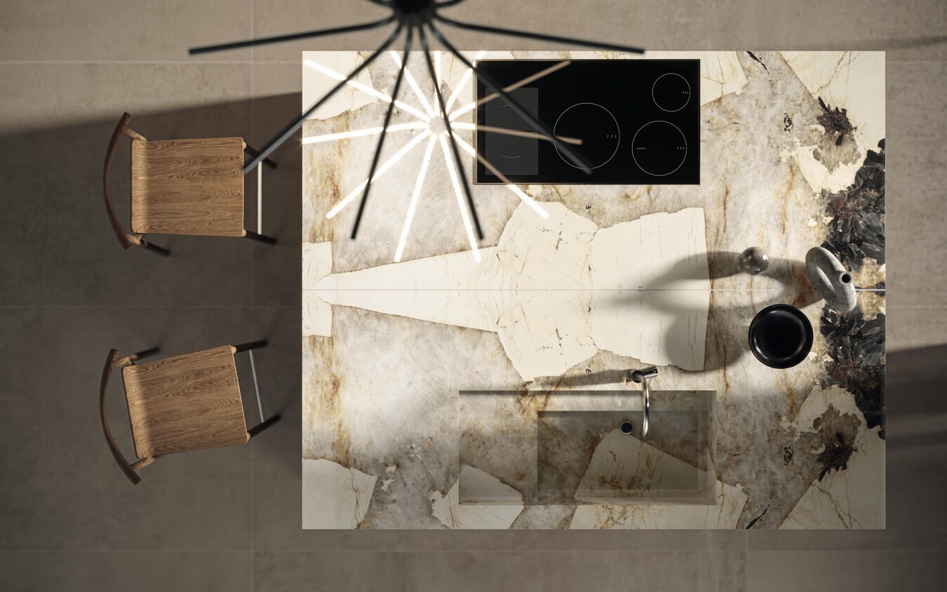 Marvel Gala Desert Soul Glossy Porcelain Stoneware 60 x 120 cm - Atlas Concorde