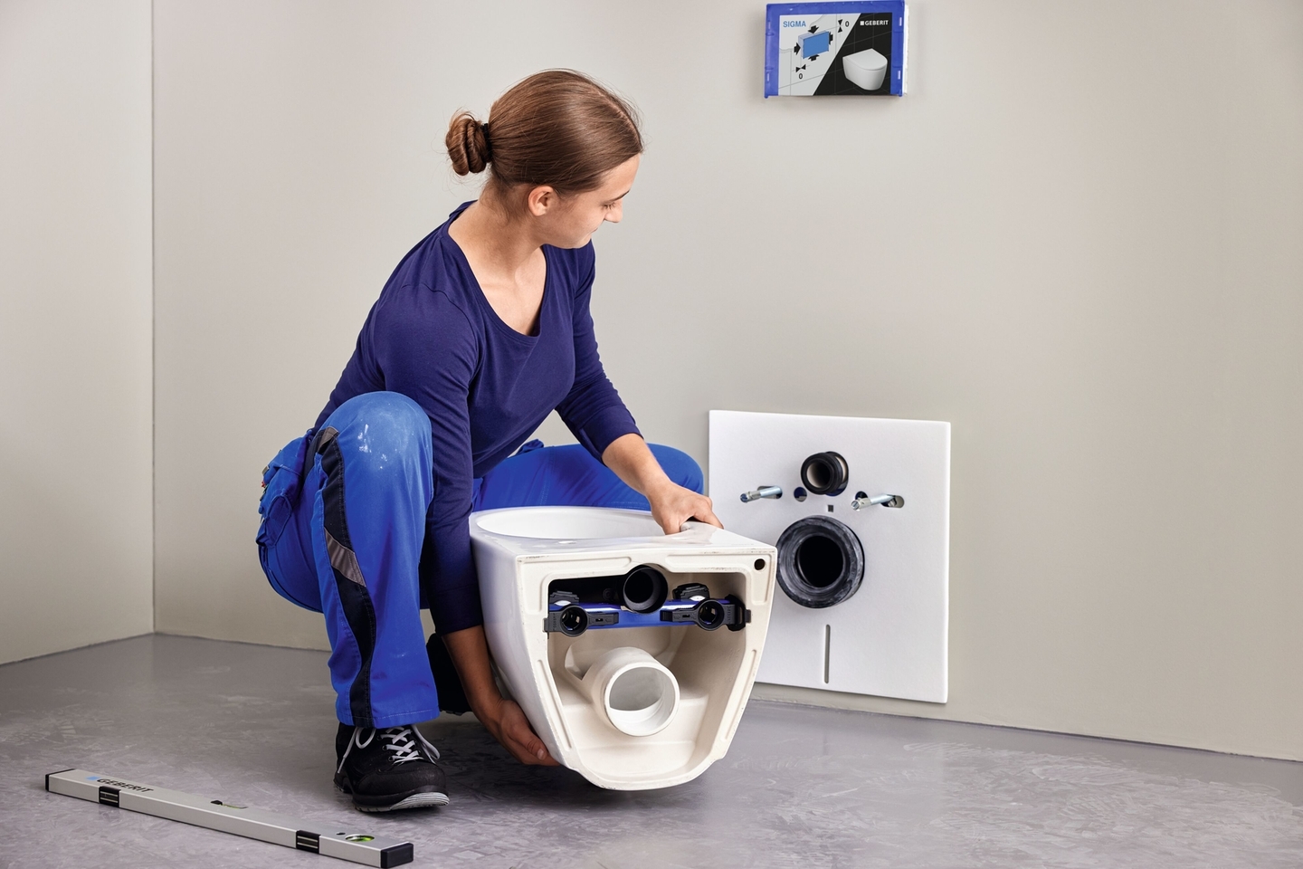 Kit d’isolation phonique Geberit pour WC suspendu - vue 3