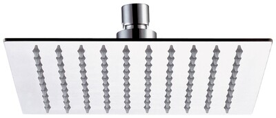 Remer Square Ultra-Thin Chrome Overhead Shower 400 x 400 mm