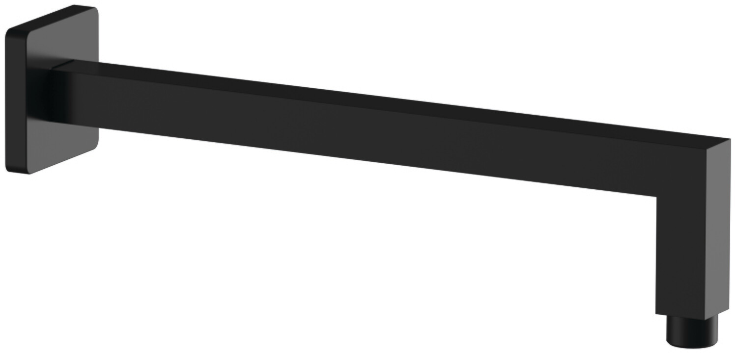 Remer Square Shower Arm 30 cm in Matte Black