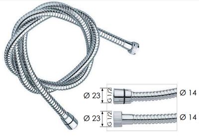 Flexible Remer Stainless Steel Shower Hose (1.5 m)