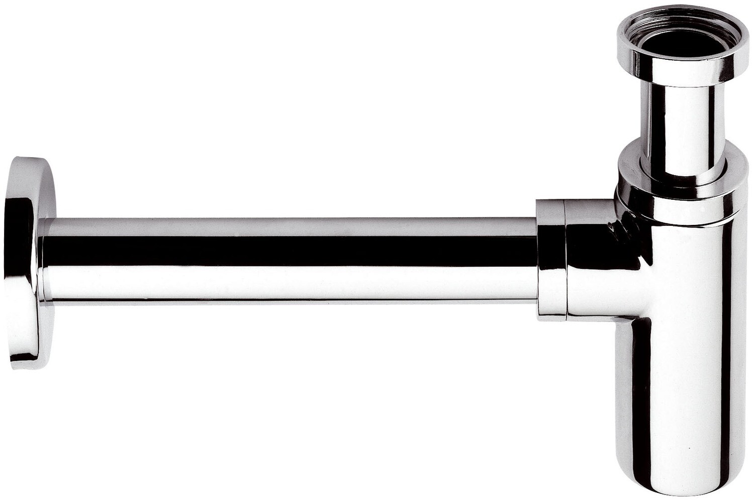 Chrome Round Remer Sink Siphon