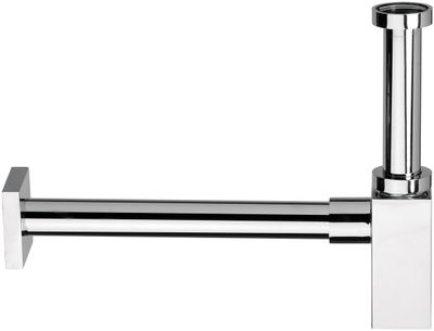 Square chrome Remer sink siphon Square chrome Remer sink siphon