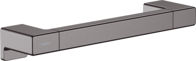 Barre d'appui Hansgrohe AddStoris en noir chromé brossé Barre d'appui Hansgrohe AddStoris en noir chromé brossé