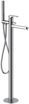 Mixer for bath/shower Remer Class Line for floor mounting in chrome-plated brass