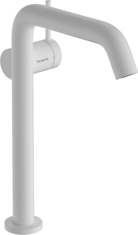 Mitigeur de lavabo Hansgrohe Tecturis S Fine 240 CoolStart, avec bonde Push-Open en blanc mat — 73373700