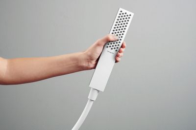 Douchette à main Hansgrohe Pulsify E 100 1 jet EcoSmart en blanc mat