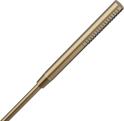 Douchette à main Hansgrohe Pulsify S 100 Tube 1 jet EcoSmart en bronze brossé