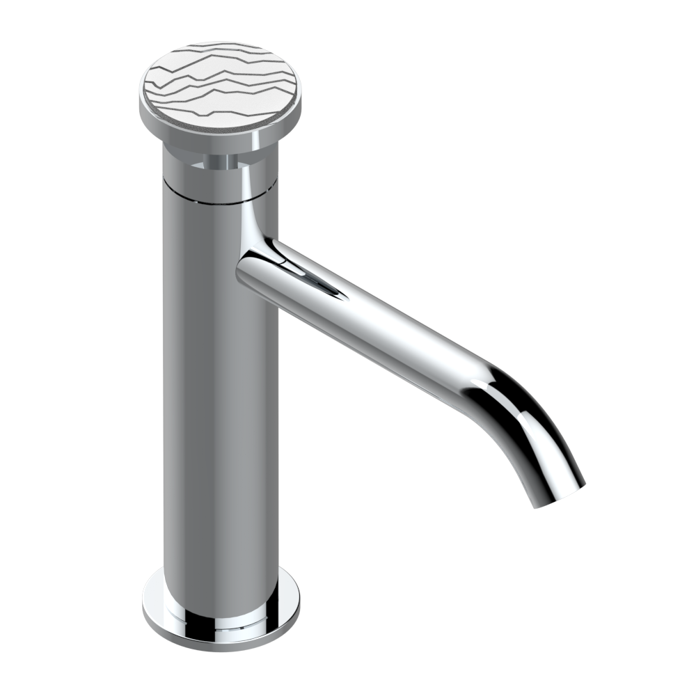 Mitigeur de lavabo monotrou  THG 130 avec vidage - Collection "Yoko Ice"