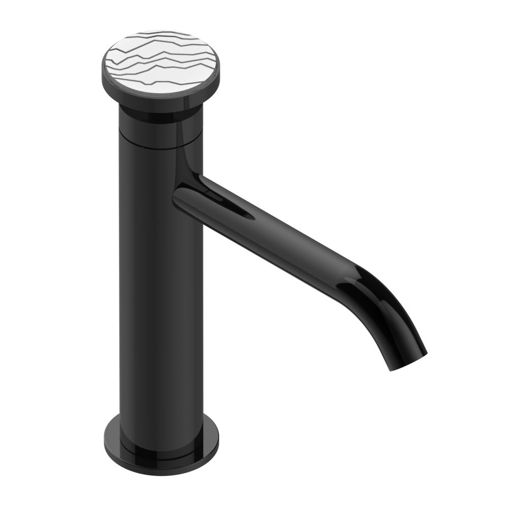 Mitigeur de lavabo monotrou THG 130 avec vidage - Collection "Yoko Ice" — vue 3