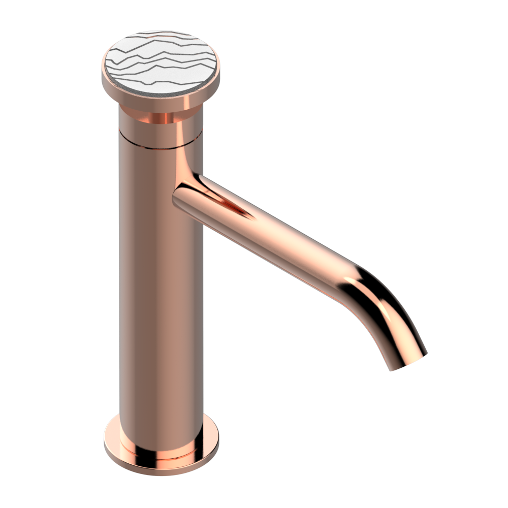 Mitigeur de lavabo monotrou THG 130 avec vidage - Collection "Yoko Ice" — vue 4