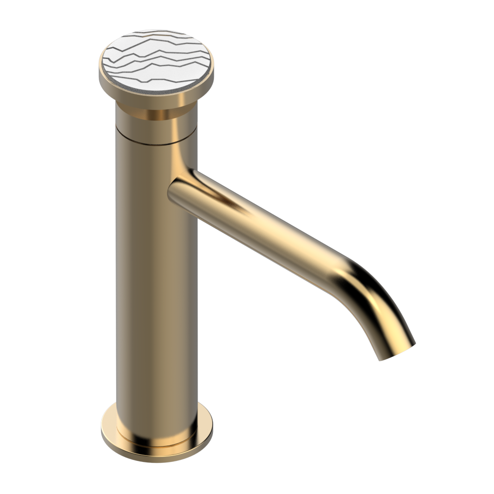 Mitigeur de lavabo monotrou THG 130 avec vidage - Collection "Yoko Ice" — vue 5