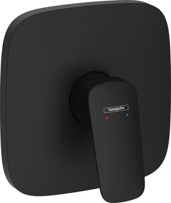 Hansgrohe Logis Matte Black Concealed Shower Mixer Trim Set