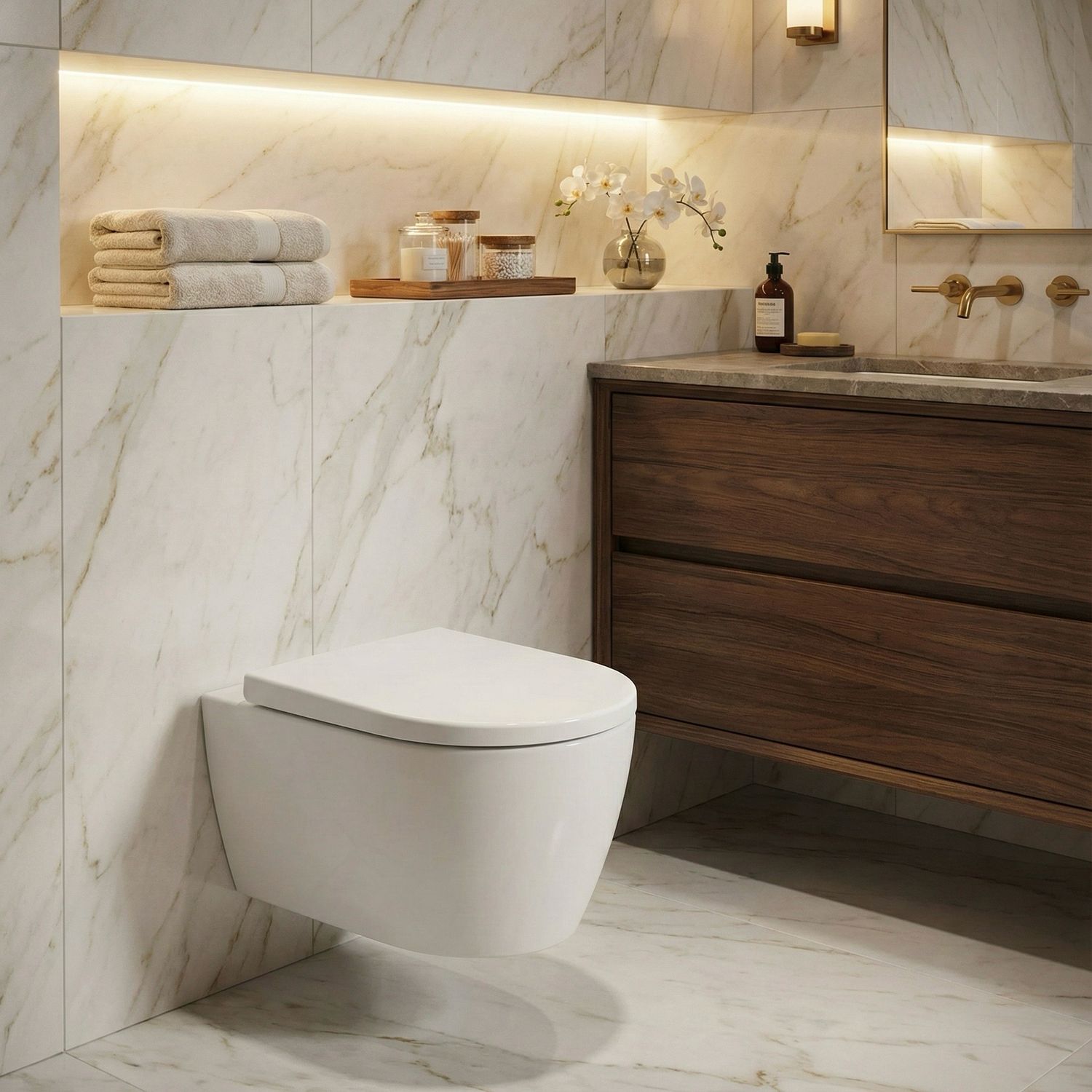 Geberit iCon Wall-Hung Toilet Pack Rimfree White Matte with Hidden Fixings and Soft-Close Antibacterial Seat