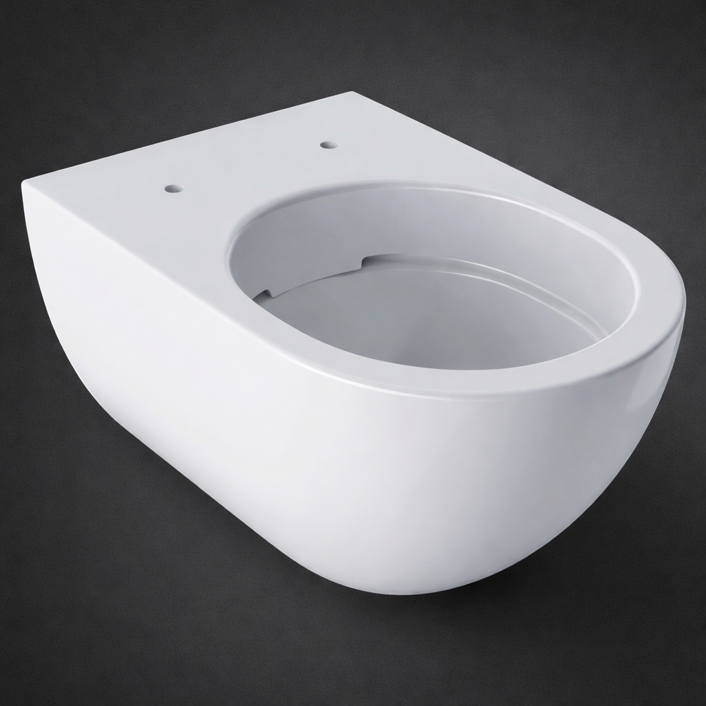 Cuvette suspendue Geberit  Acanto carénée Rimfree (sans abattant) - vue 2