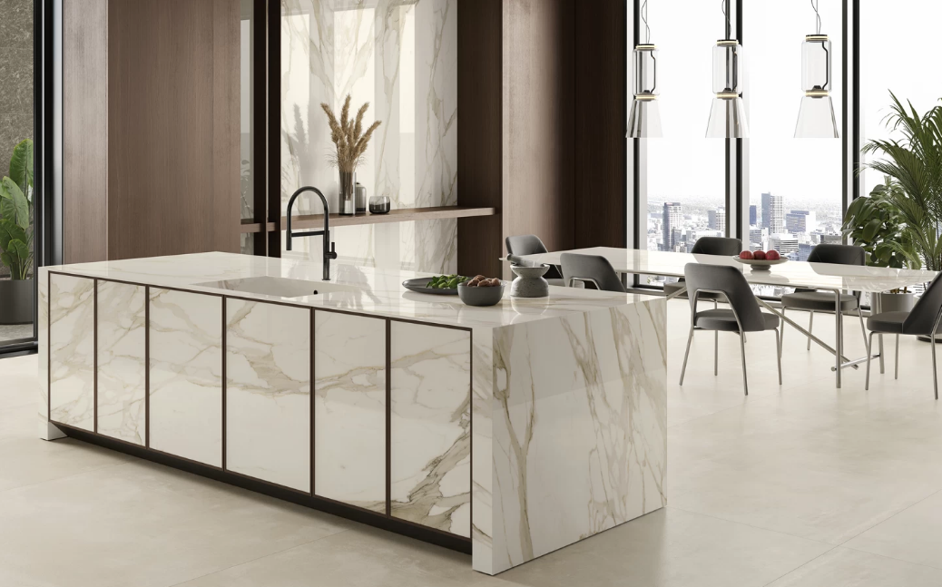 Marvel Meraviglia Calacatta Bernini Matte Porcelain Stoneware R10 60 x 120 cm - Atlas Concorde