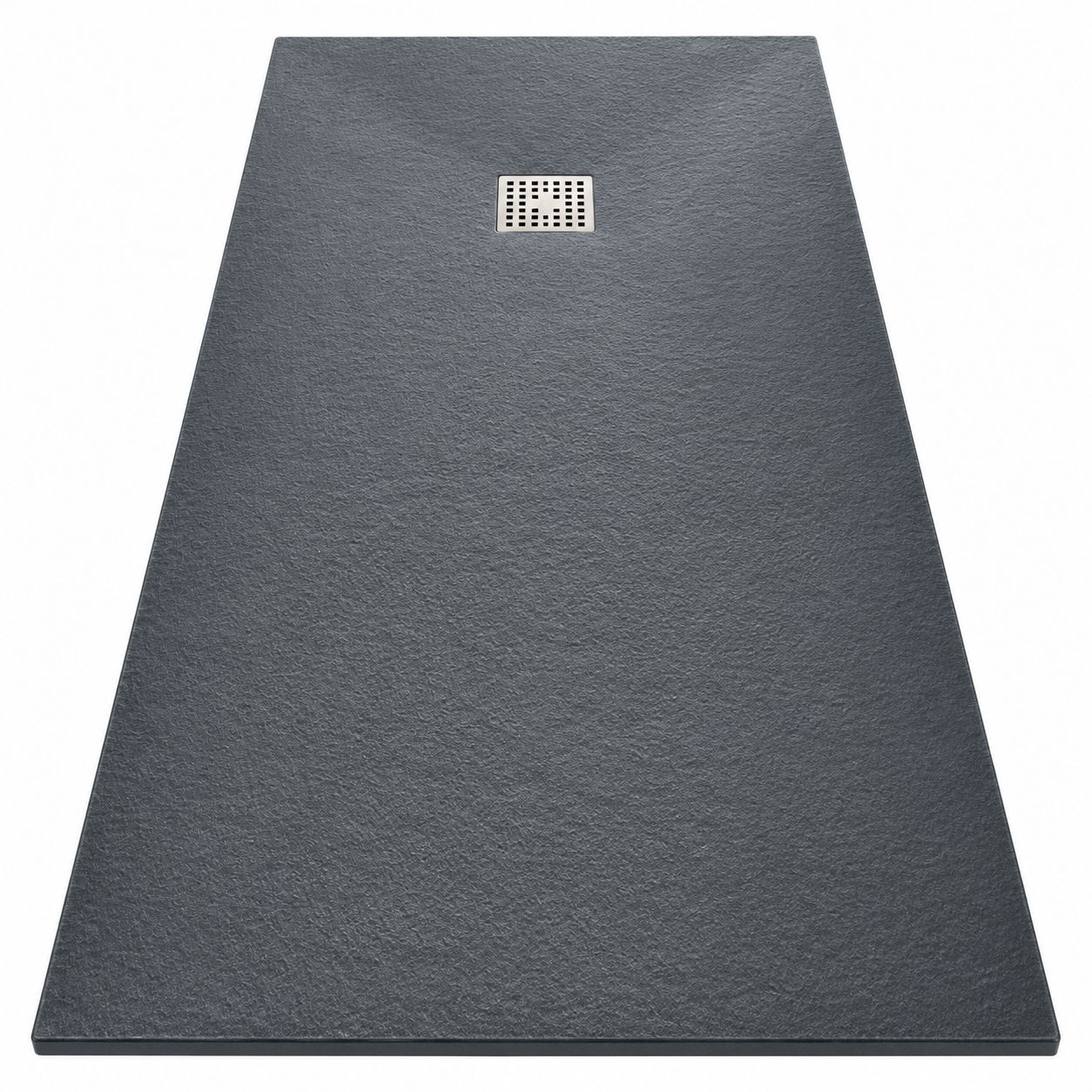Shower tray rectangular Vulcanite low-profile and slip-resistant (130 to 150 cm) x 80 cm — Product view 8