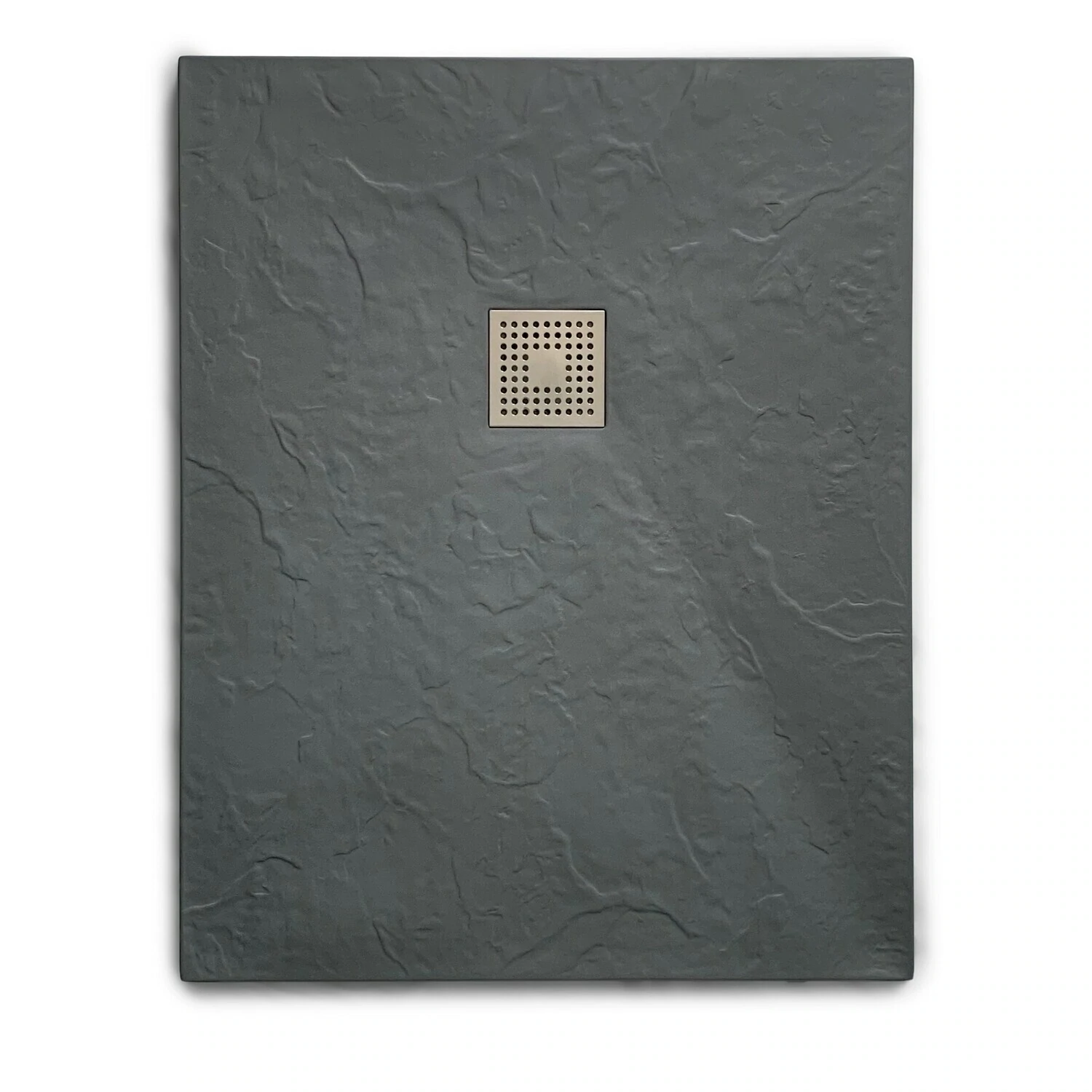 Receveur rectangulaire Ardoisé extra-plat 100 x 80 cm ou 120 x 80 cm avec grille en Marbryx® ou Inox - vue 17