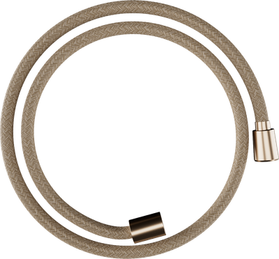 Flexible de WC Hansgrohe textile Designflex 1,25 m, en bronze brossé